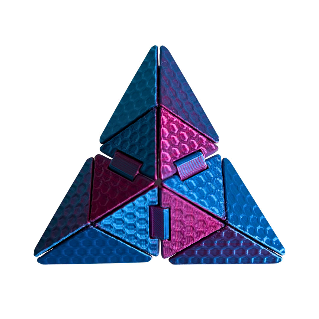 Cubigami – Cubo Fidget Transformable Impreso en 3D | Juguete Sensorial Antiestrés
