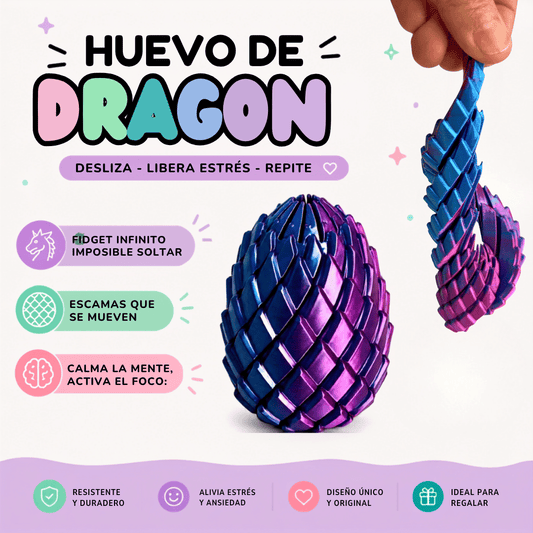 Huevo de Dragon – Fidget Articulado