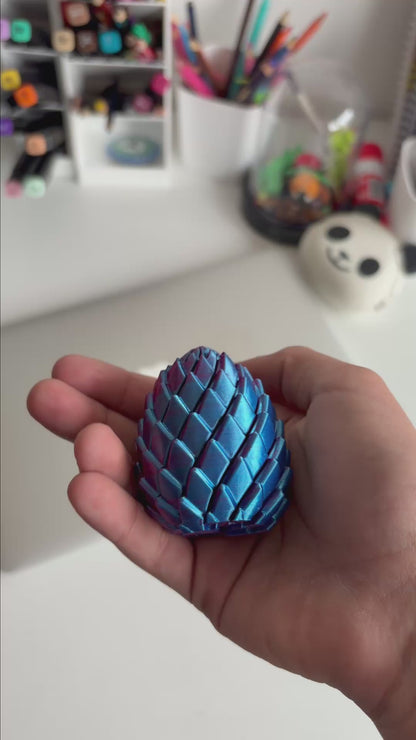 Huevo de Dragon – Fidget Articulado Impreso en 3D | Jofi Prints